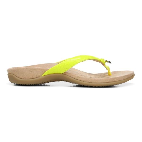 Vionic | Women's Bella Toe Post Sandal - Yellow