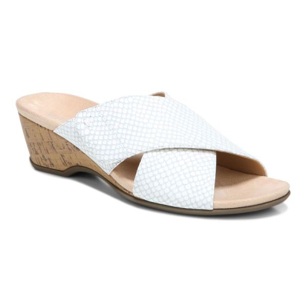 Vionic | Women's Leticia Wedge Sandal - White