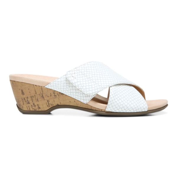 Vionic | Women's Leticia Wedge Sandal - White