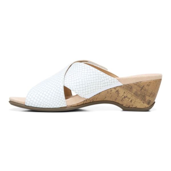 Vionic | Women's Leticia Wedge Sandal - White