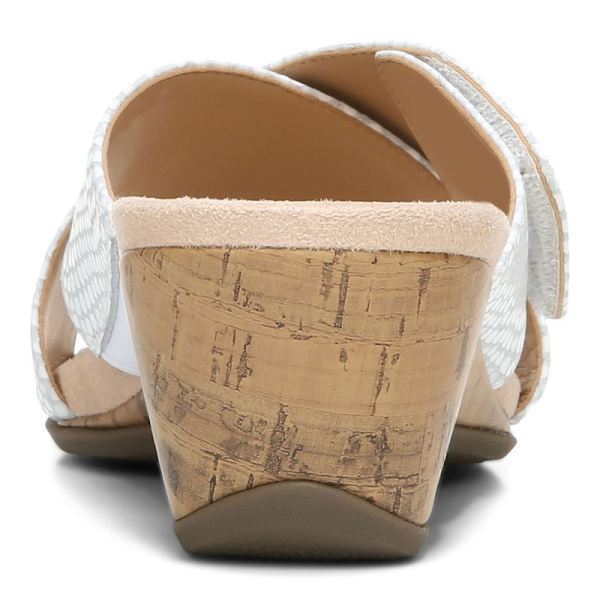 Vionic | Women's Leticia Wedge Sandal - White