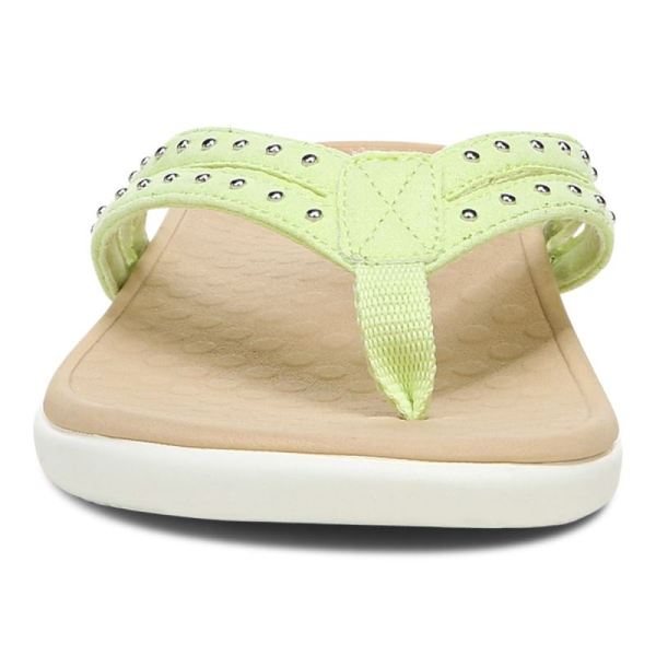 Vionic | Women's Tasha Toe Post Sandal - Pale Lime