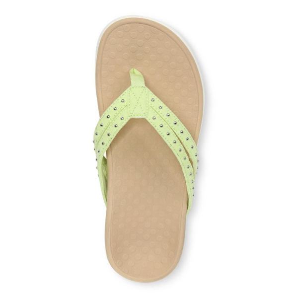 Vionic | Women's Tasha Toe Post Sandal - Pale Lime