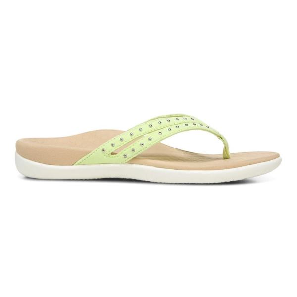 Vionic | Women's Tasha Toe Post Sandal - Pale Lime