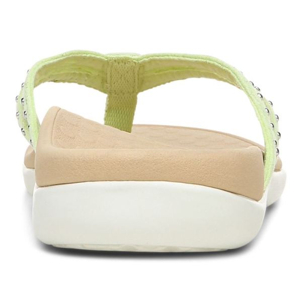 Vionic | Women's Tasha Toe Post Sandal - Pale Lime