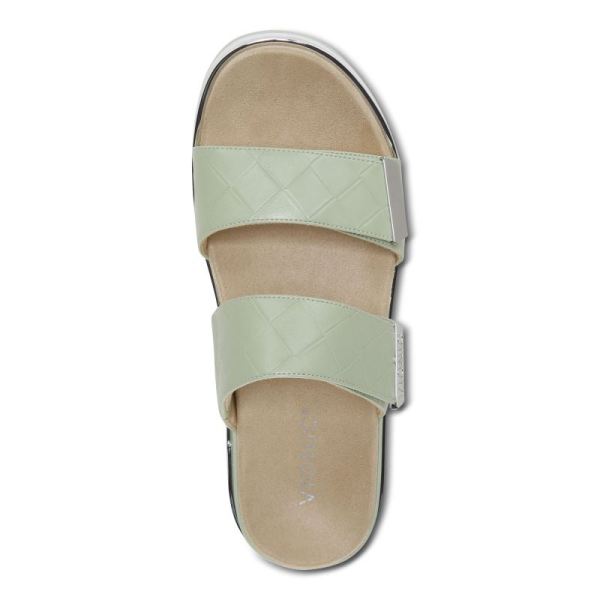 Vionic | Women's Brandie Woven Strap Sandal - Celery Woven