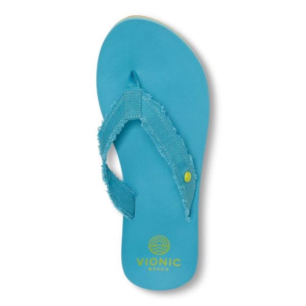 Vionic | Women's Unwind Toe Post Sandal - Lake Blue