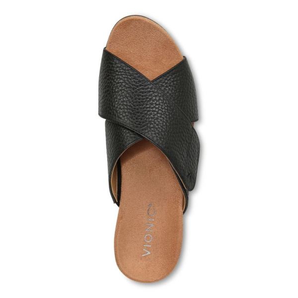 Vionic | Women's Leticia Wedge Sandal - Black