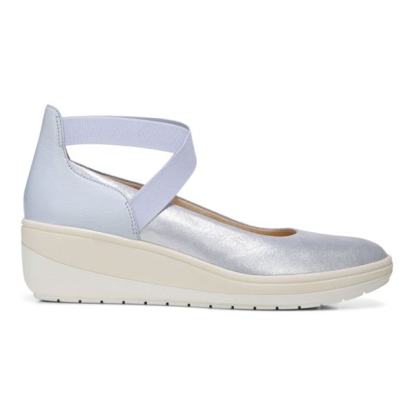 Vionic | Women's Ellery Wedge - Blue Haze Suede