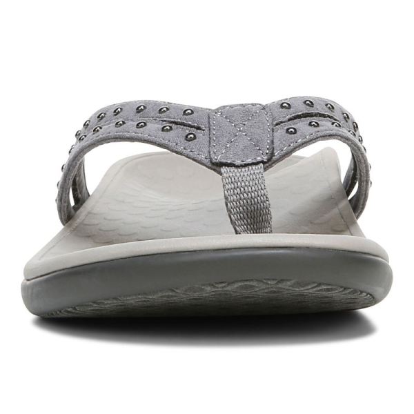 Vionic | Women's Tasha Toe Post Sandal - Slate Grey