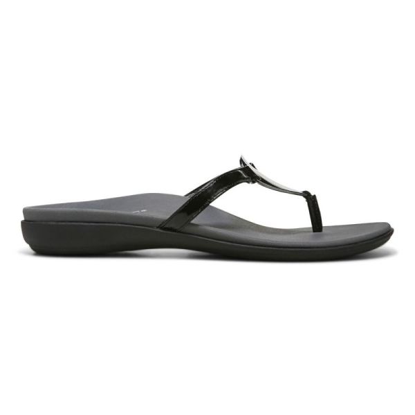 Vionic | Women's Raysa Toe Post Sandal - Black