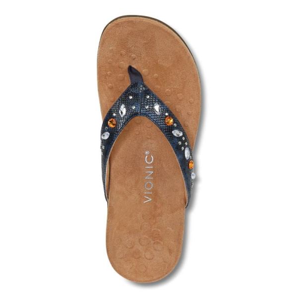 Vionic | Women's Lucia Toe Post Sandal - Navy