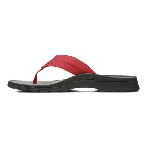 Vionic | Men's Wyatt Toe Post Sandal - Red