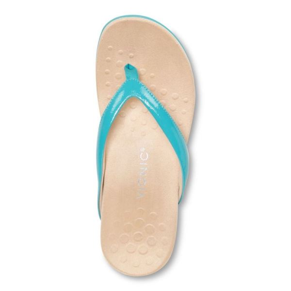 Vionic | Women's Dillon Toe Post Sandal - Lake Blue