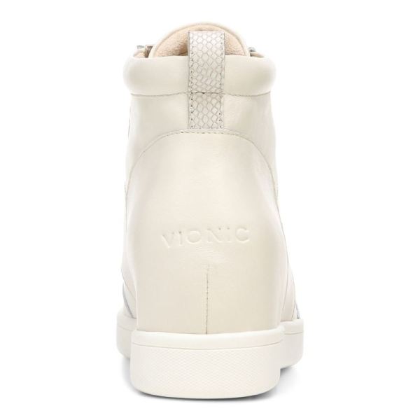 Vionic | Women's Jordy High Top - Cream Leather