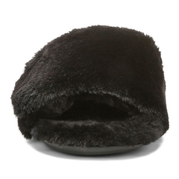 Vionic | Women's Dream Plush Slipper - Black Plush