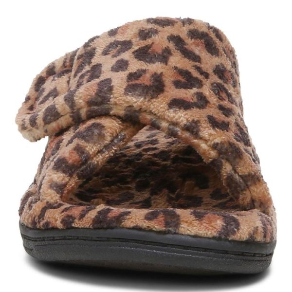 Vionic | Women's Relax Slippers - Brown Leopard