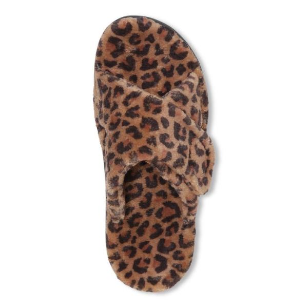 Vionic | Women's Relax Slippers - Brown Leopard