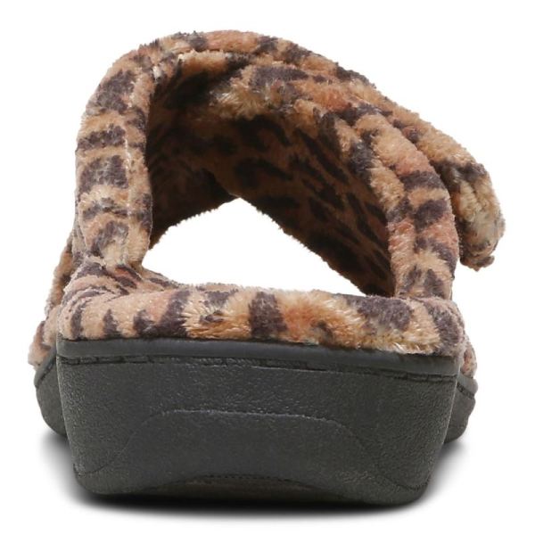 Vionic | Women's Relax Slippers - Brown Leopard