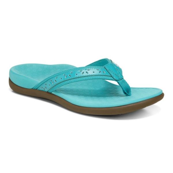 Vionic | Women's Casandra Toe Post Sandal - Lake Blue