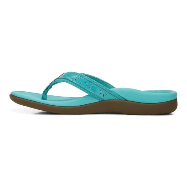 Vionic | Women's Casandra Toe Post Sandal - Lake Blue