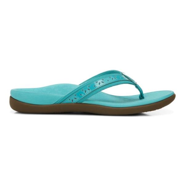 Vionic | Women's Casandra Toe Post Sandal - Lake Blue