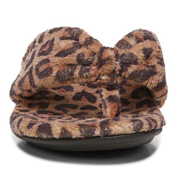 Vionic | Women's Lydia Slipper - Brown Leopard