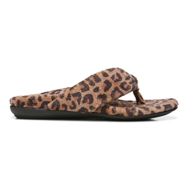 Vionic | Women's Lydia Slipper - Brown Leopard