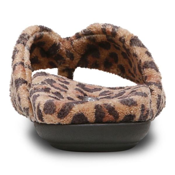 Vionic | Women's Lydia Slipper - Brown Leopard