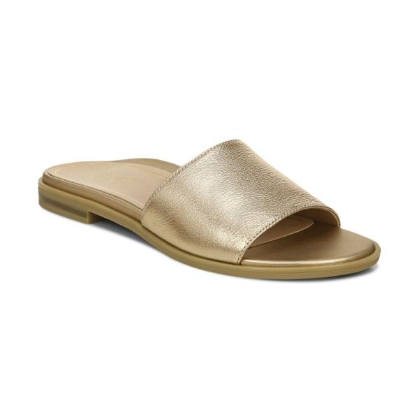 Vionic | Women's Demi Slide Sandal - Gold Metallic