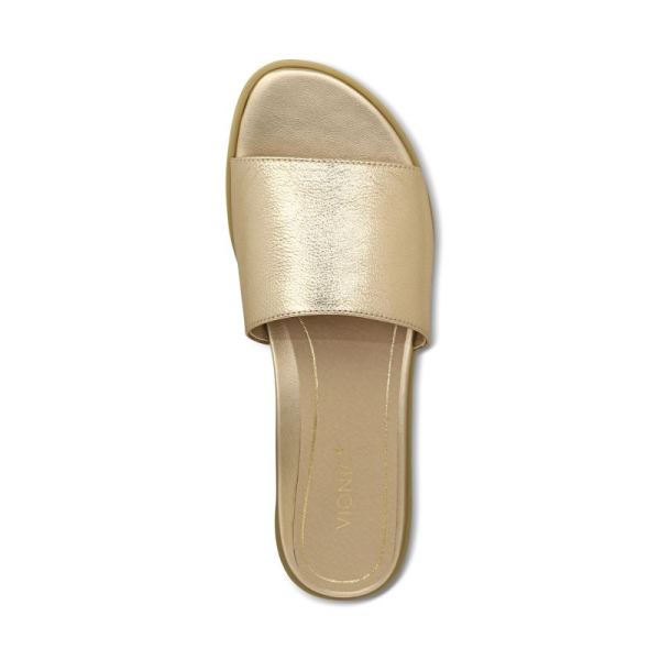 Vionic | Women's Demi Slide Sandal - Gold Metallic