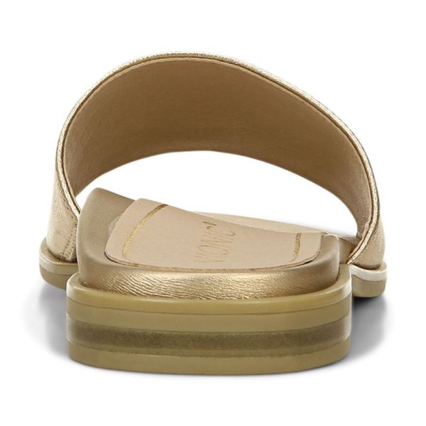 Vionic | Women's Demi Slide Sandal - Gold Metallic