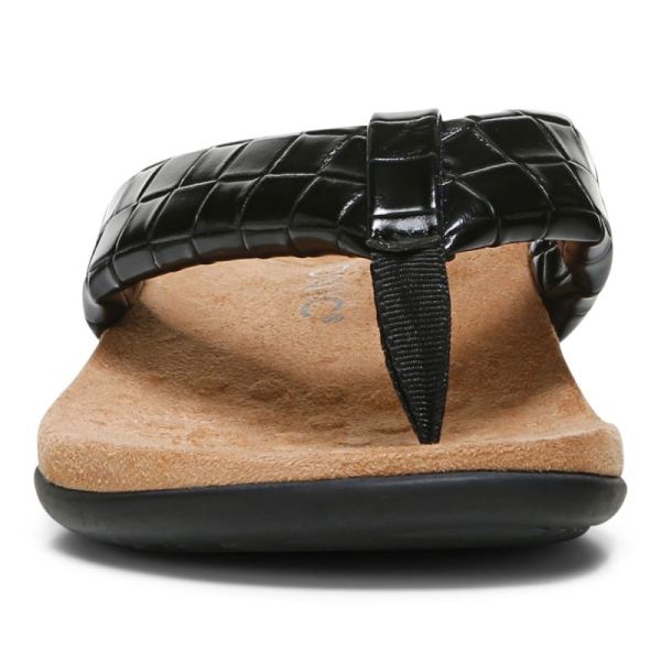 Vionic | Women's Layne Toe Post Sandal - Black