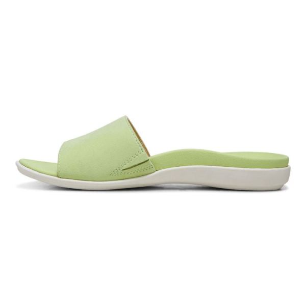 Vionic | Women's Val Slide Sandal - Pale Lime