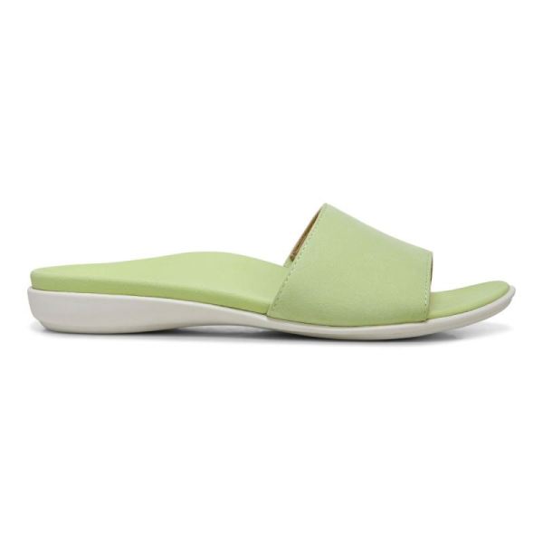 Vionic | Women's Val Slide Sandal - Pale Lime