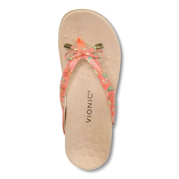 Vionic | Women's Bella Toe Post Sandal - Papaya