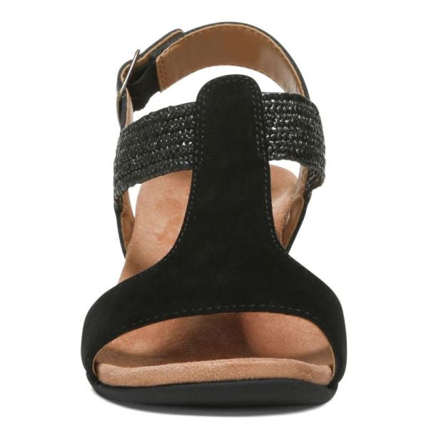 Vionic | Women's Kaytie Wedge Sandal - Black