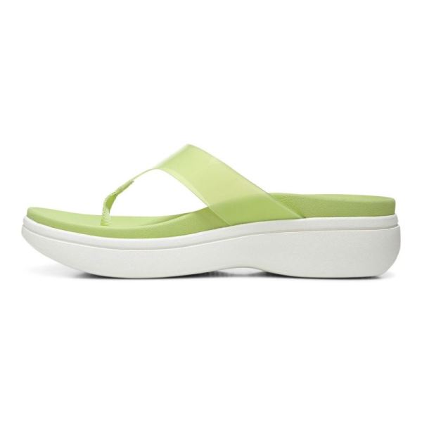 Vionic | Women's Luminous Platform Sandal - Pale Lime