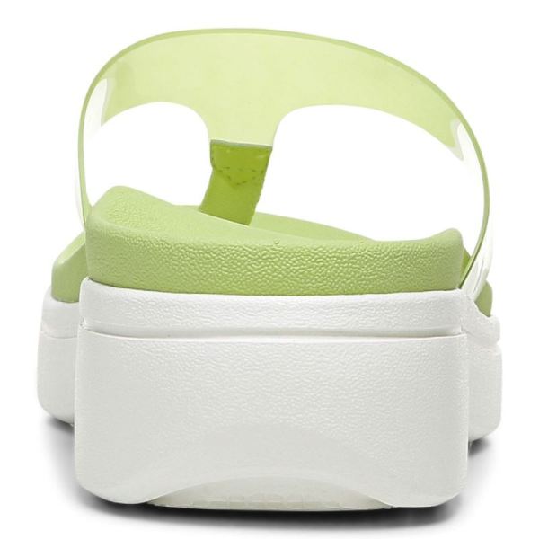 Vionic | Women's Luminous Platform Sandal - Pale Lime