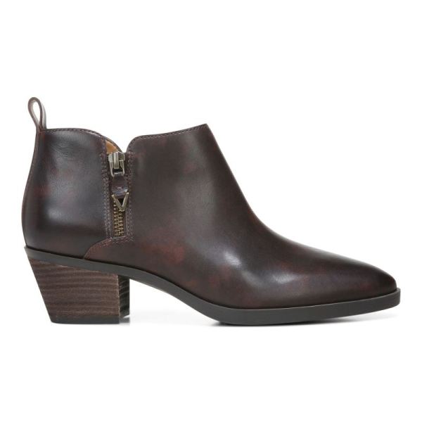 Vionic | Women's Cecily Ankle Boot - Chocolate Leather