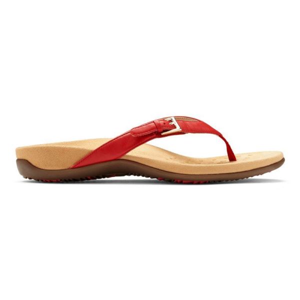 Vionic | Women's Kelby Toe Post Sandal - Red