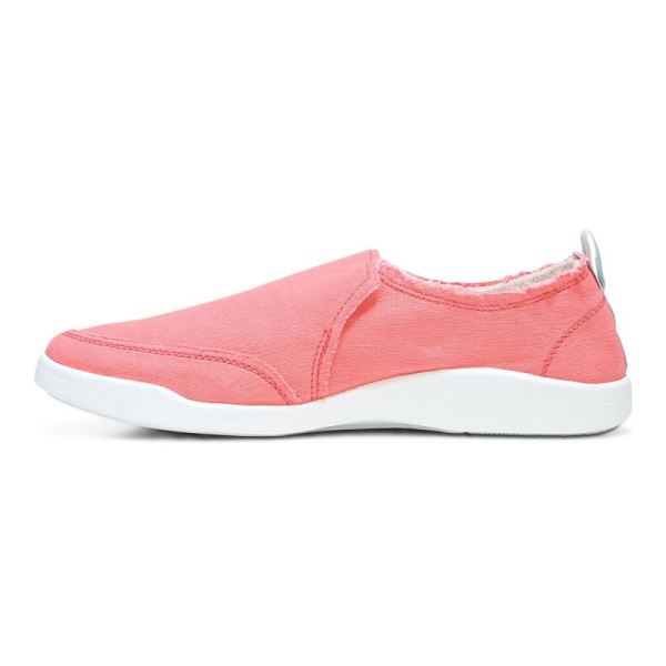 Vionic | Women's Malibu Slip On - Sea Coral Canvas