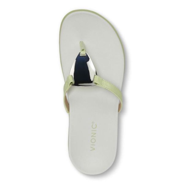 Vionic | Women's Raysa Toe Post Sandal - Pale Lime