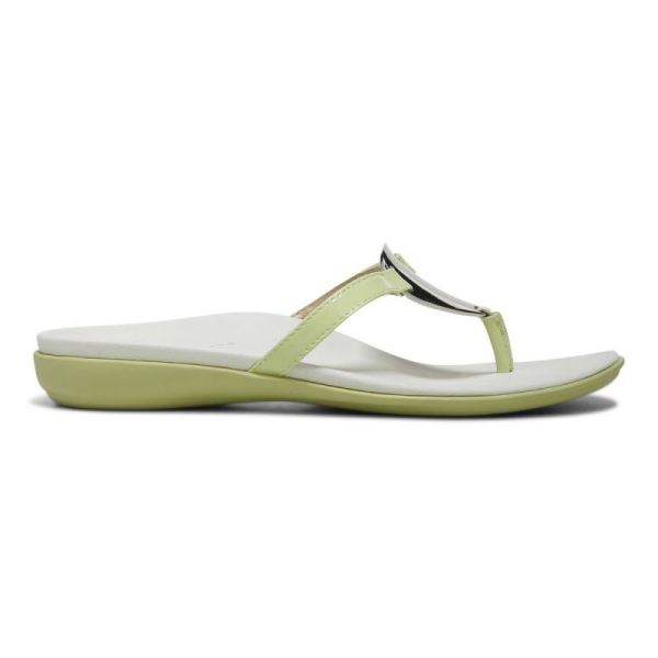 Vionic | Women's Raysa Toe Post Sandal - Pale Lime