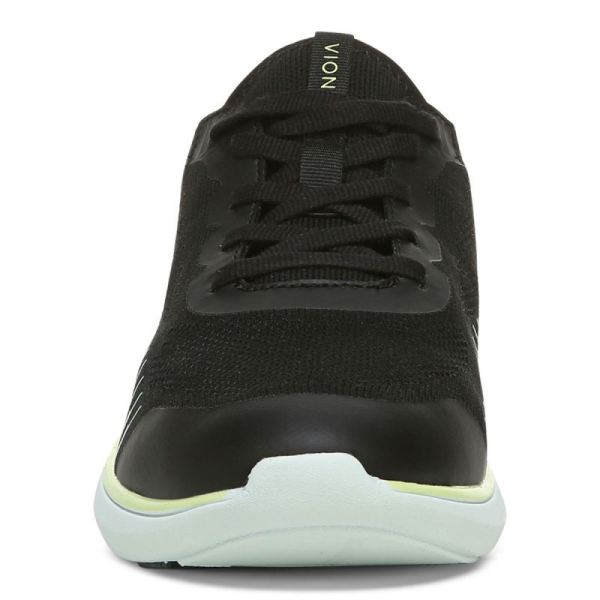 Vionic | Women's Embolden Sneaker - Black Pale Lime