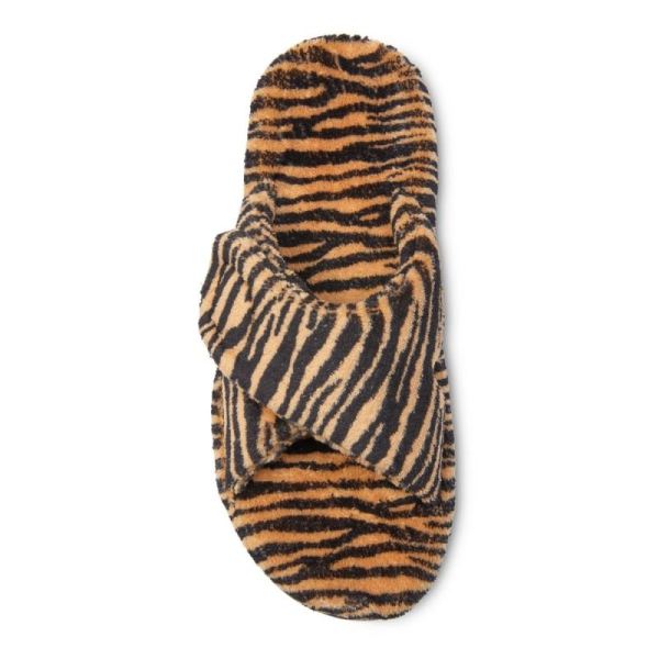 Vionic | Women's Relax Slippers - Natural Tiger