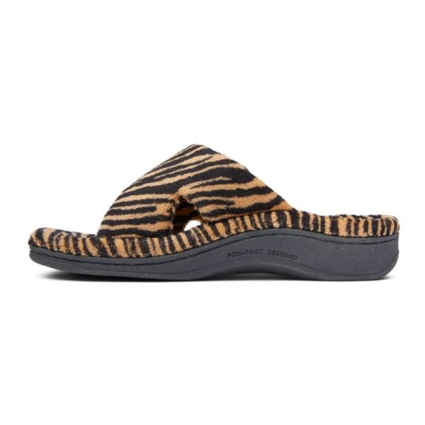 Vionic | Women's Relax Slippers - Natural Tiger