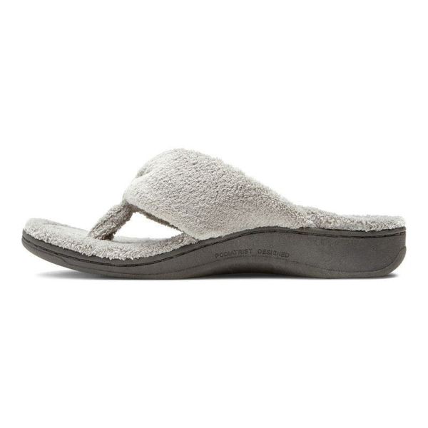 Vionic | Women's Gracie Toe Post Slipper - Light Grey