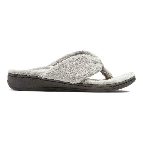 Vionic | Women's Gracie Toe Post Slipper - Light Grey