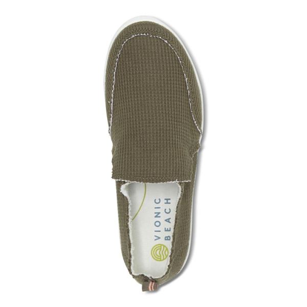 Vionic | Women's Malibu Slip On - Olive Knit